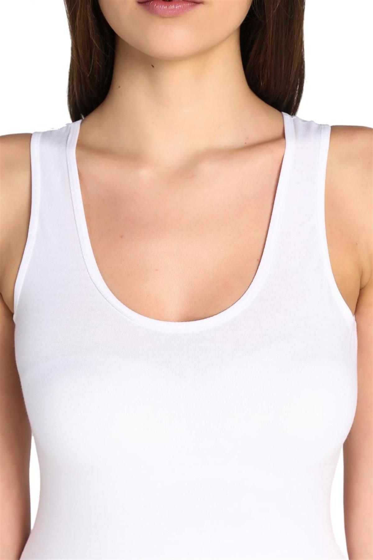 Atlet, Fanila, Body2067 Geniş Askılı Çıtçıtlı Body Bayan Zıbın