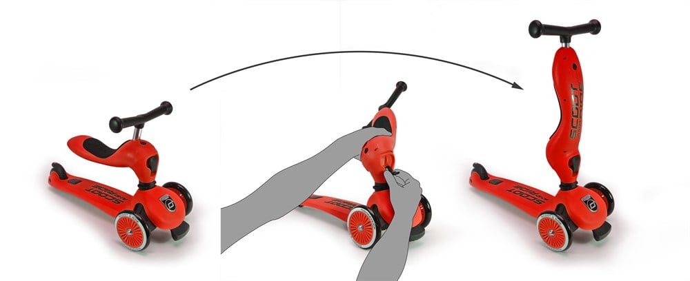 Higwaykick 1 Scooter (Red) 