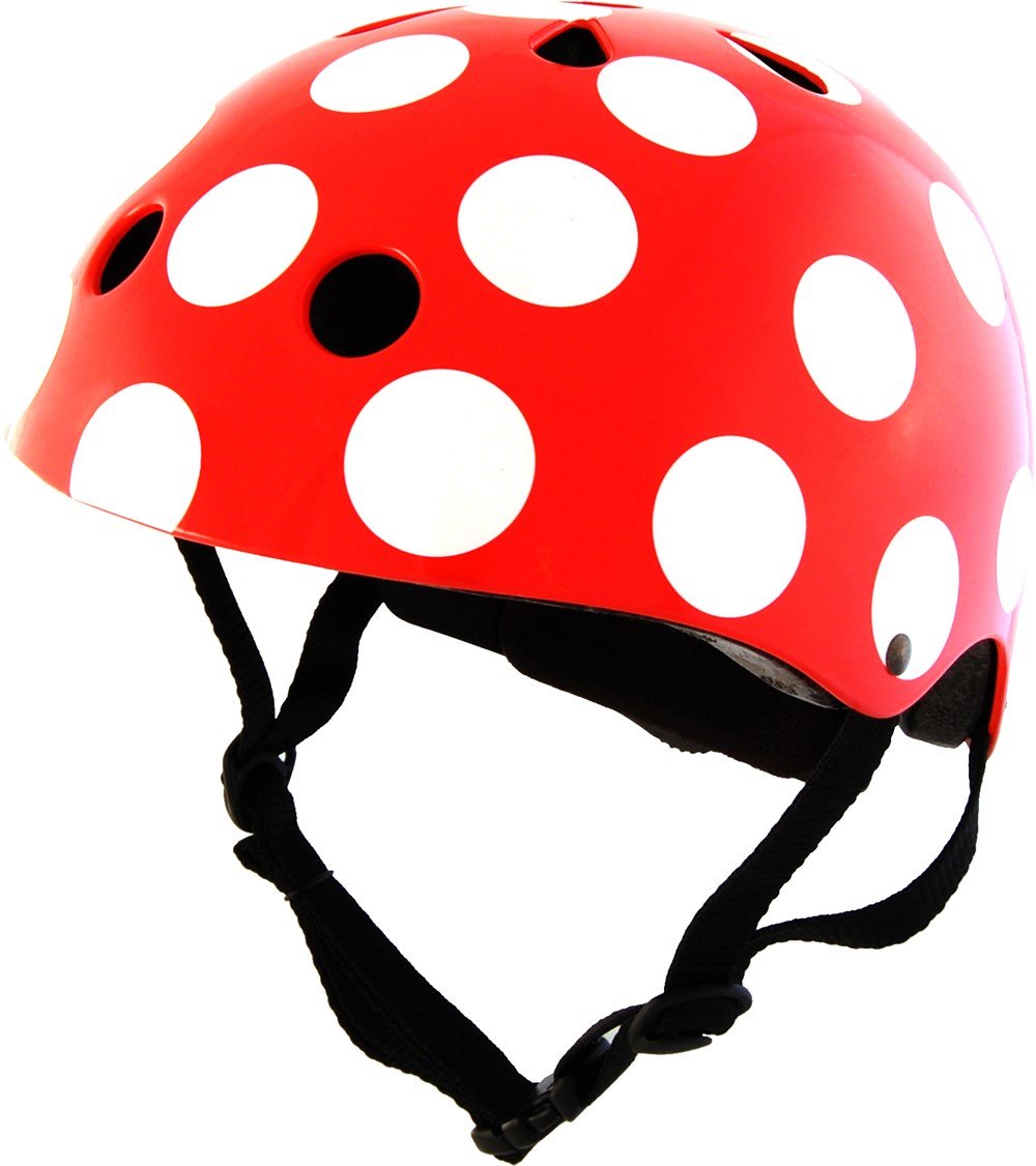 KiddiMoto Red Dotty Çocuk Kaskı
