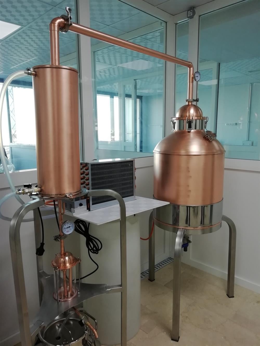 120 Litre FULL BAKIR ESANSİYEL-BİTKİSEL DAMITMA CİHAZI