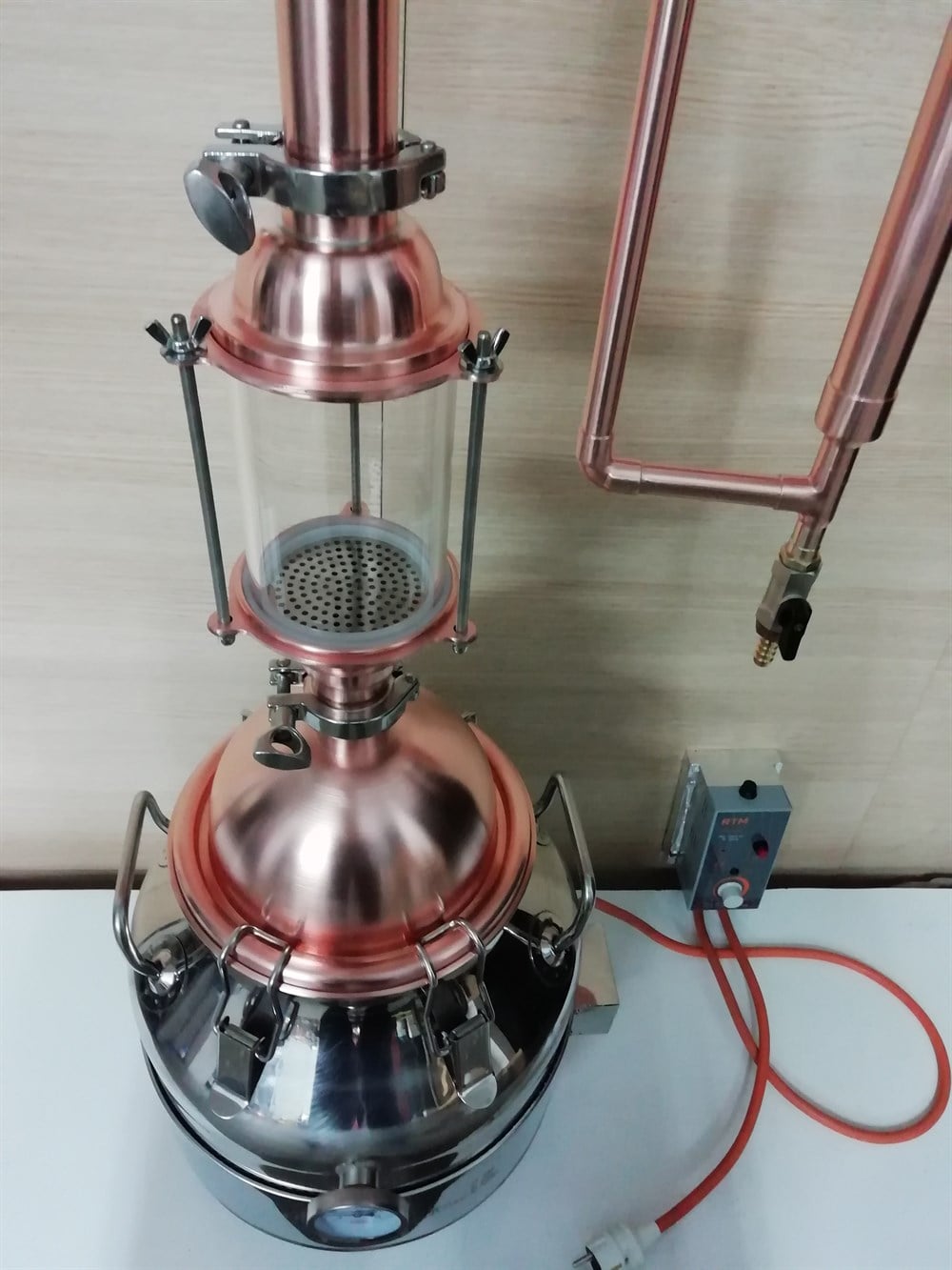 30 Litre OTO POT ve REFLUX BAKIR Damıtma Cihazı-İmbik