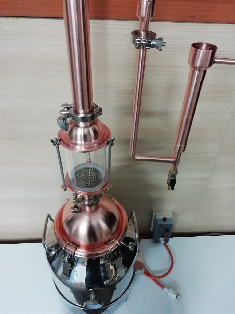 30 Litre OTO POT ve REFLUX BAKIR Damıtma Cihazı-İmbik