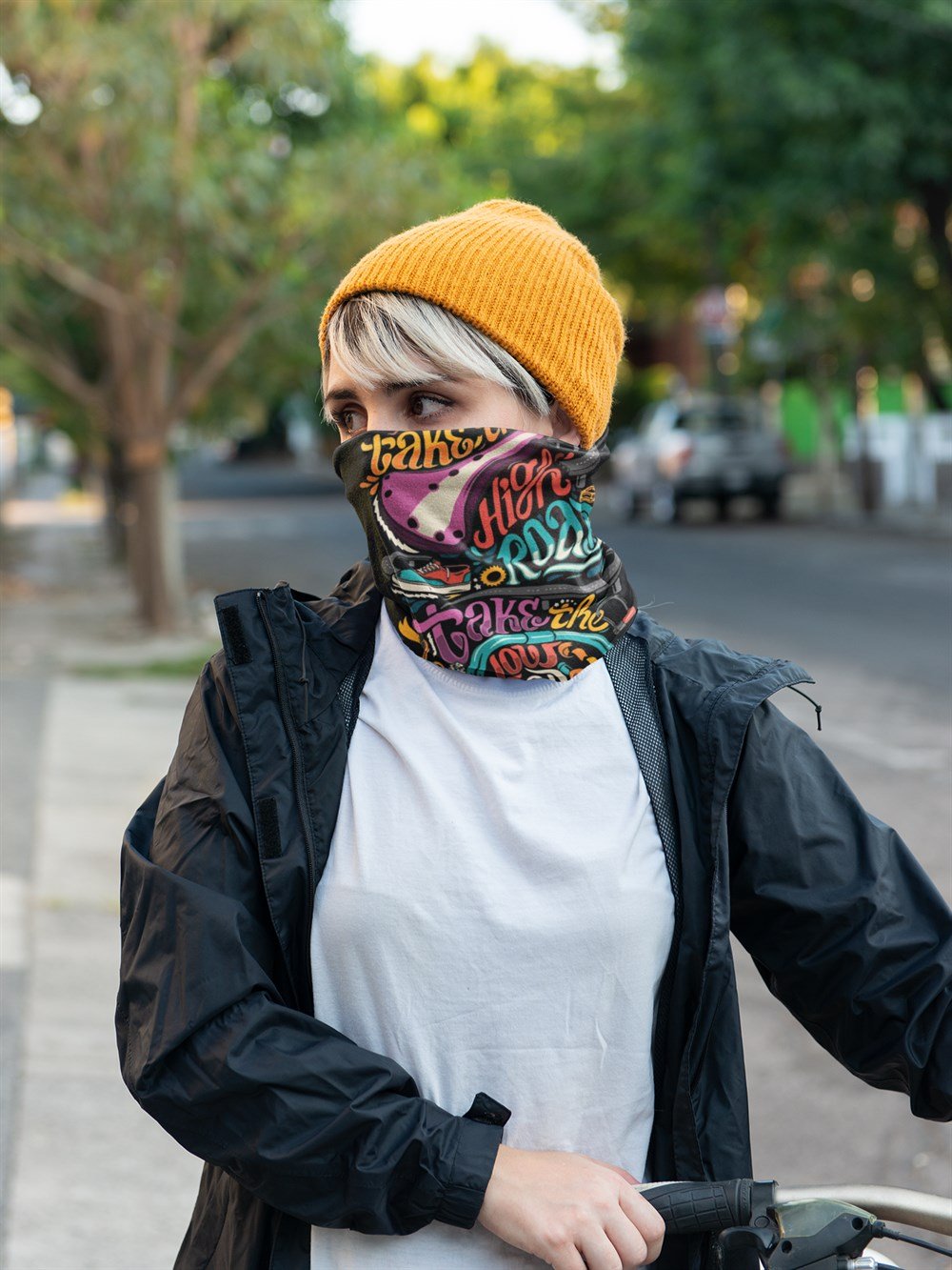  Graffiti Bike Bisiklet Unisex Bandana