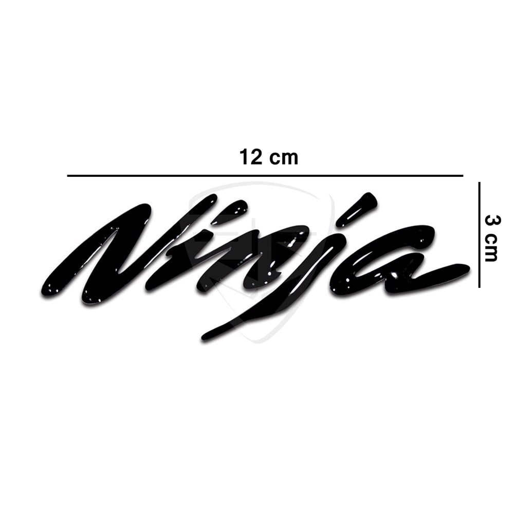 2'li Ninja 3D Damla Sticker