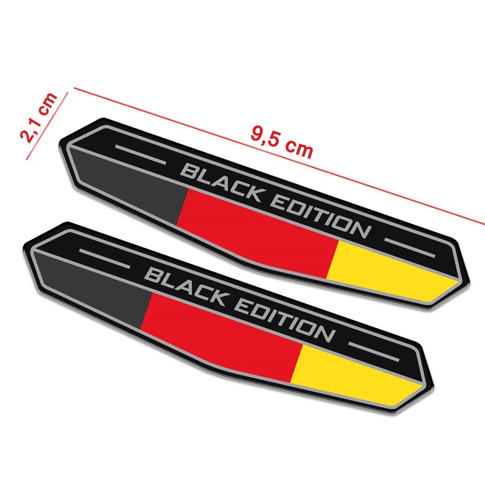 3D Motosiklet Çıkartma Araç Motor Etiket Sticker Alman German Edition