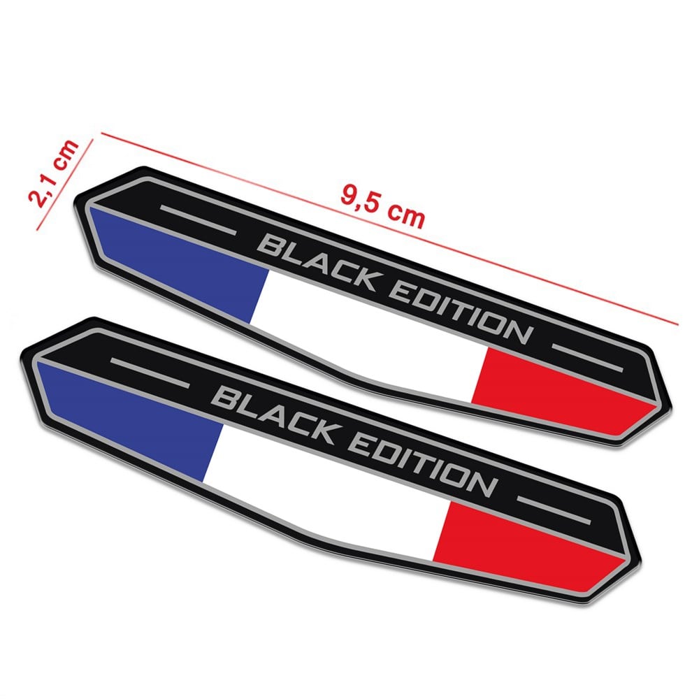 3D Motosiklet Çıkartma Etiket Sticker Fransa