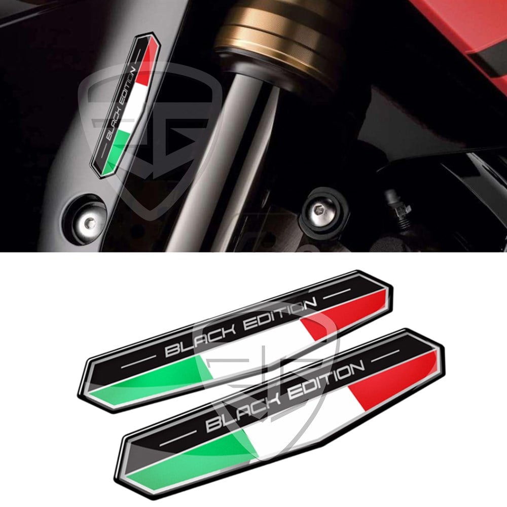 3D Motosiklet Çıkartma Etiket Sticker Vespa Scooter Ducati