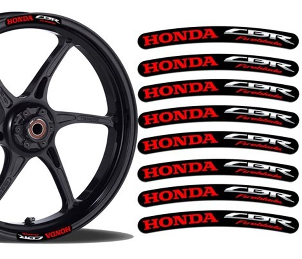 8 Honda CBR Fireblade Jnat Şeridi 16 adet 