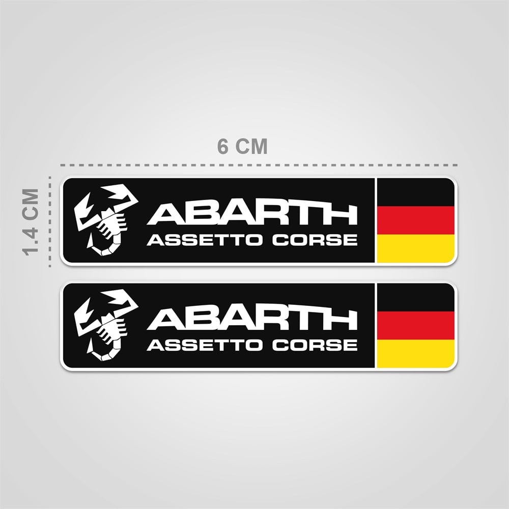Abart Alman 3D STICKER 2 ADET