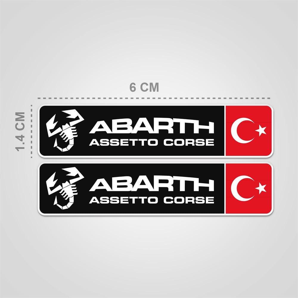 Abart Türk 3D STICKER 2 ADET