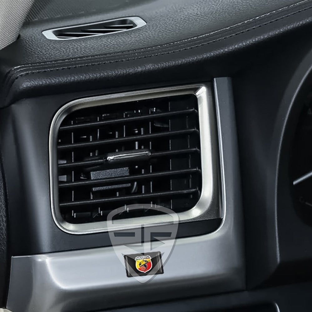 Abarth Fiat Dekoratif 3D Sticker 10 Adet