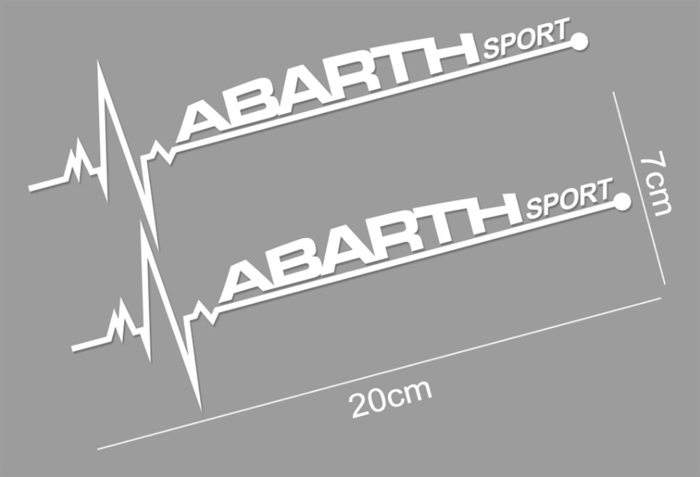 Abarth Oto Sticker 2 Adet