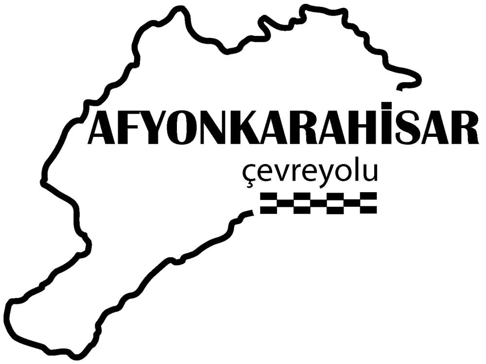 Afyonkarahisar Çevreyolu Sticker - Ücretsiz Kargo 