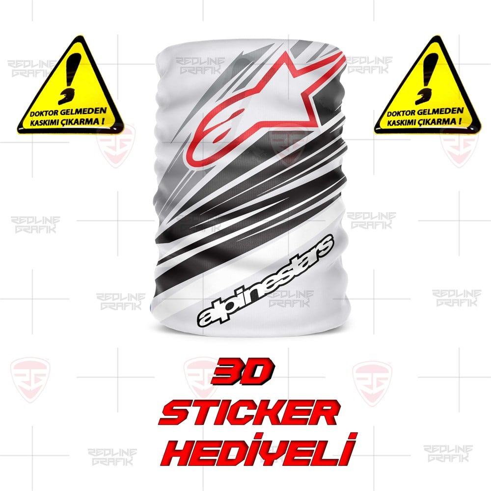 Alpinestar Yazılı Bandana Boyunluk 