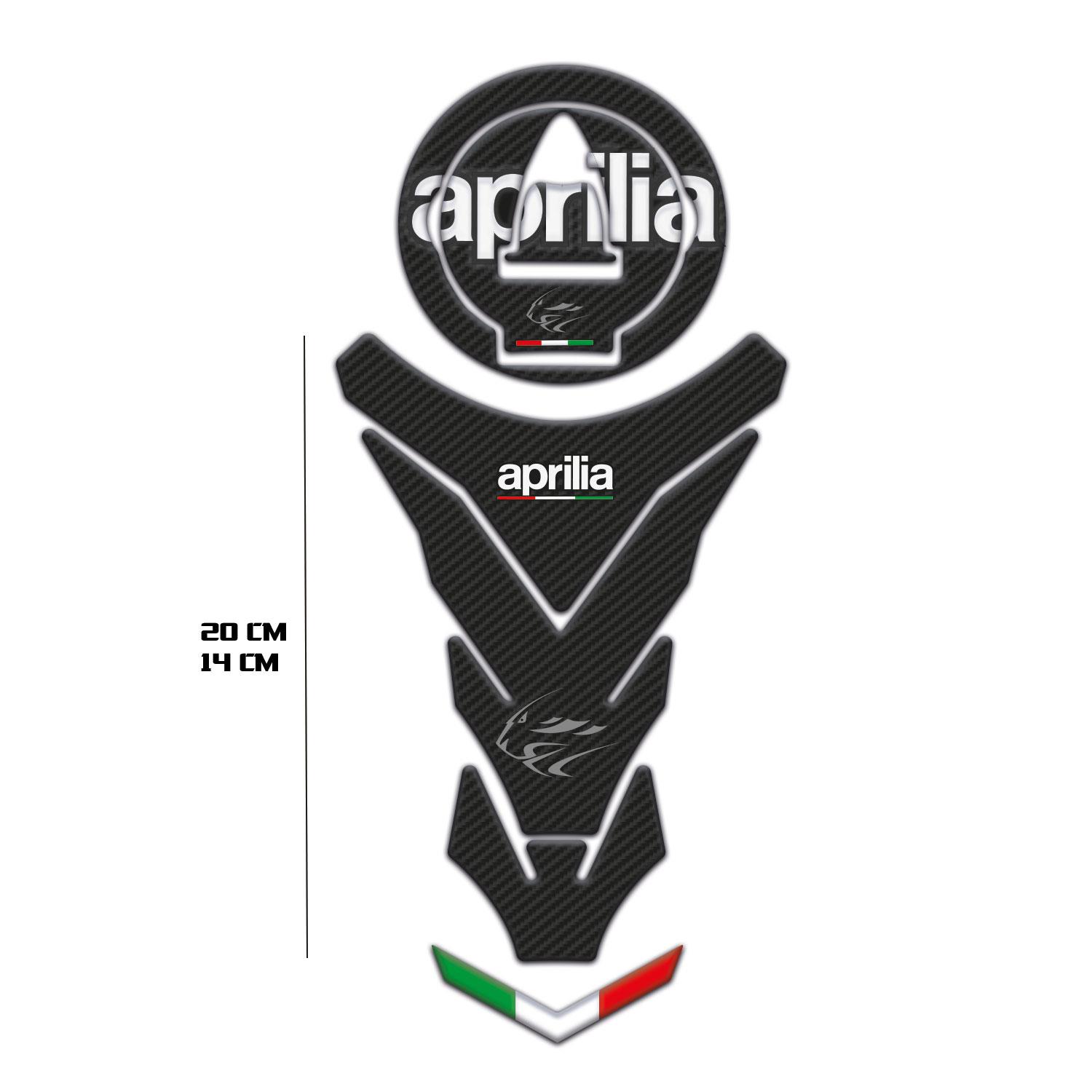 Aprilia RSV4 Karbon Tank Pad Depo Kapak Pad Sticker Set Redlinegrafik