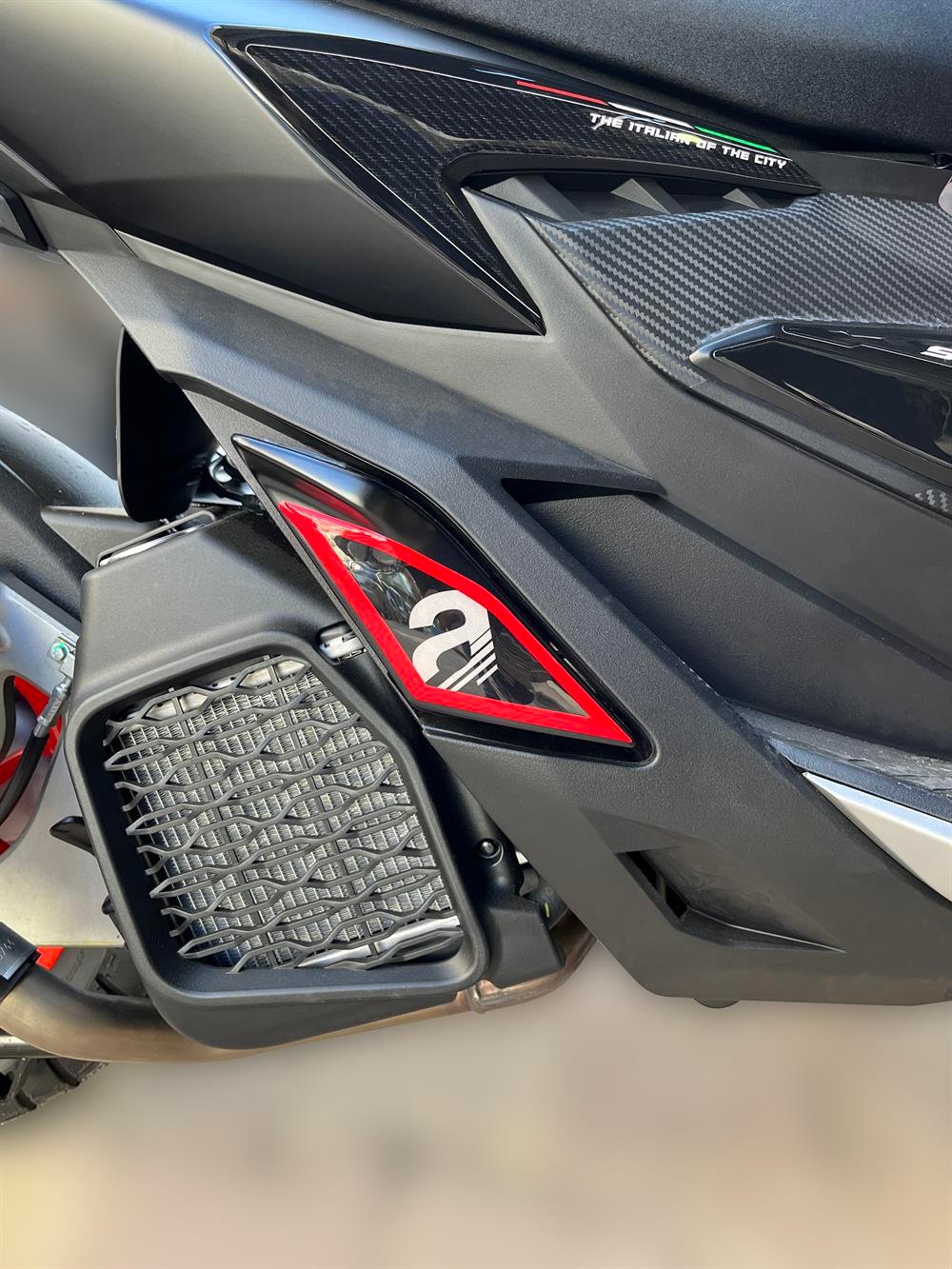 Aprilia Sr Gt 200 125 Full Siyah Kırmızı Set
