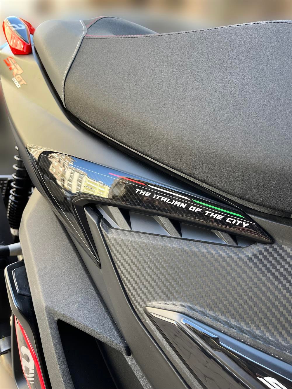 Aprilia Sr Gt 200 125 Full Siyah Kırmızı Set