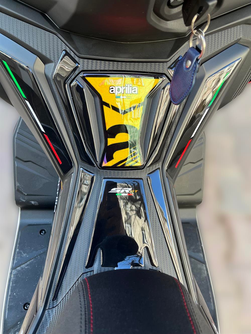 Aprilia Sr Gt 200 125 Full Siyah Sarı Set