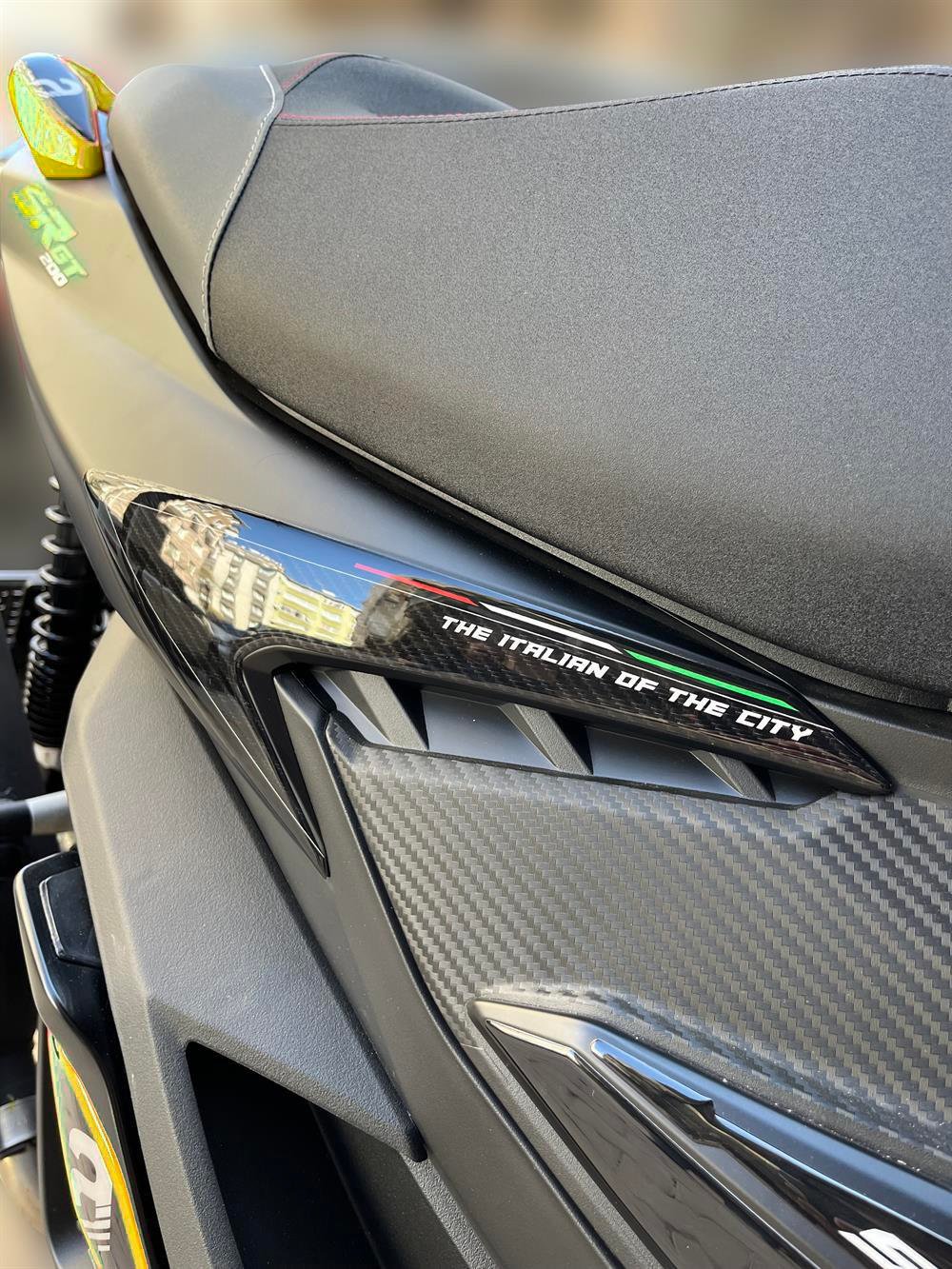 Aprilia Sr Gt 200 125 Full Siyah Sarı Set