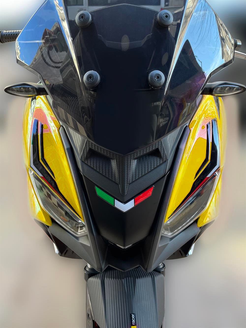 Aprilia Sr Gt 200 125 Full Siyah Sarı Set
