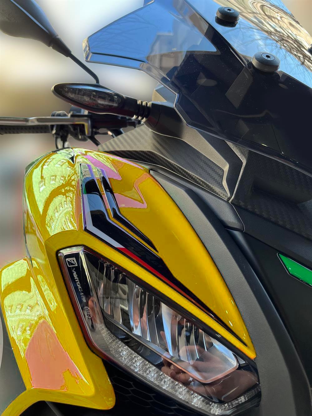 Aprilia Sr Gt 200 125 Full Siyah Sarı Set