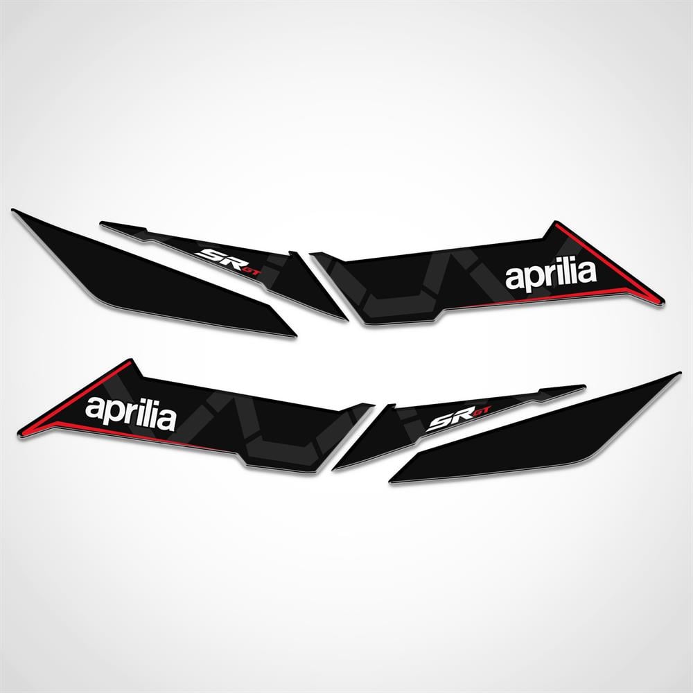 Aprilia Sr Gt 200 125 Kırmızı Siyah Yan Pad