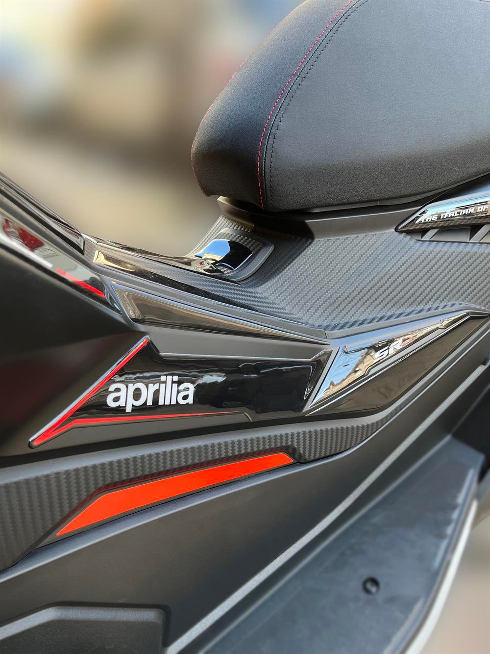 Aprilia Sr Gt 200 125 Kırmızı Siyah Yan Pad