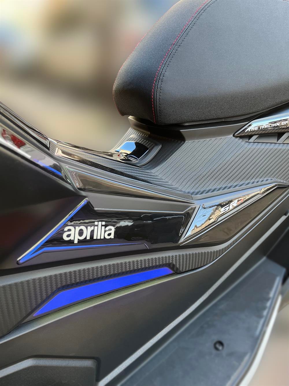 Aprilia Sr Gt 200 125 Mavi Siyah Yan Pad