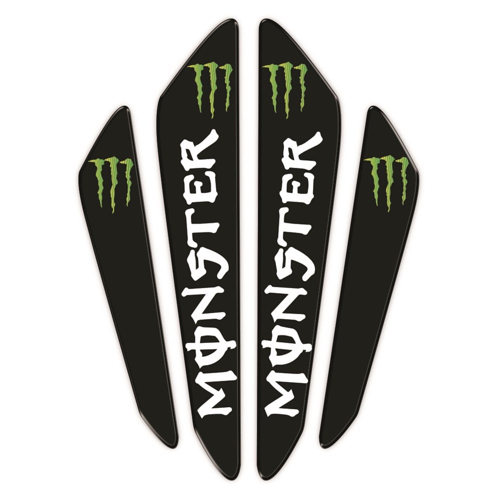 Araba Yan Kapı Koruma 3D Sticker Yapıştırma Monster