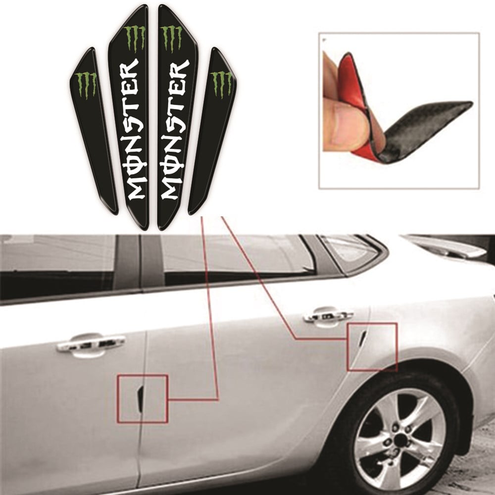 Araba Yan Kapı Koruma 3D Sticker Yapıştırma Monster