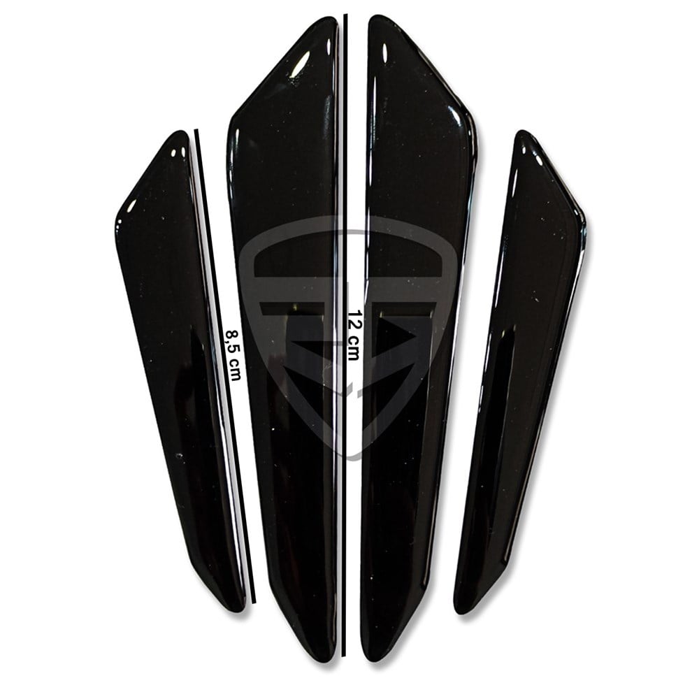 Araba Yan Kapı Koruma Sticker Yapıştırma Siyah