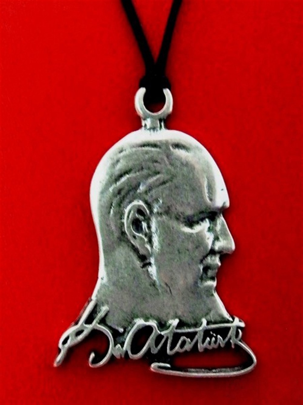 Atatürk İmza ve Portre Kolye
