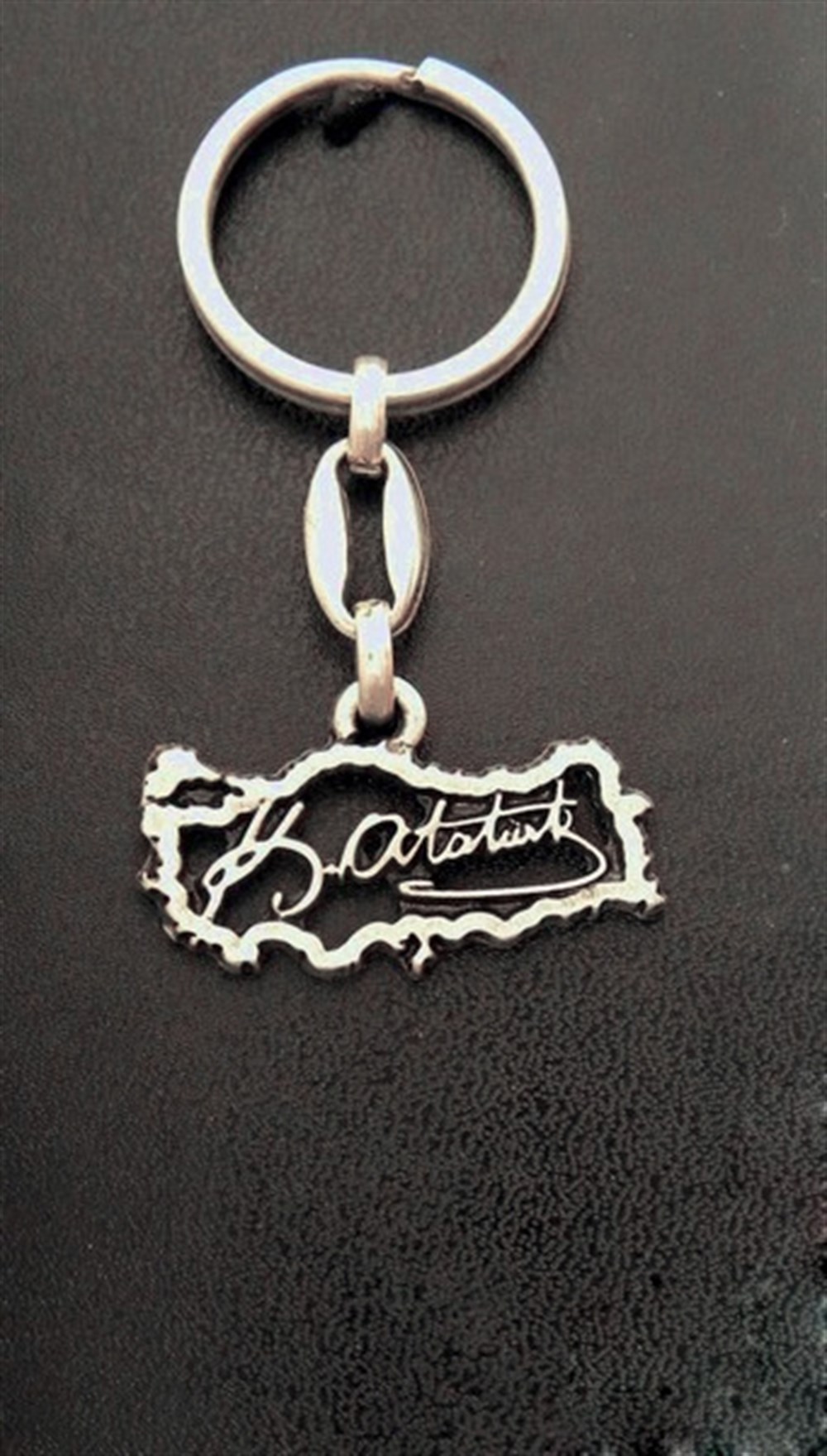 Atatürk İmzalı Harita Anahtarlık