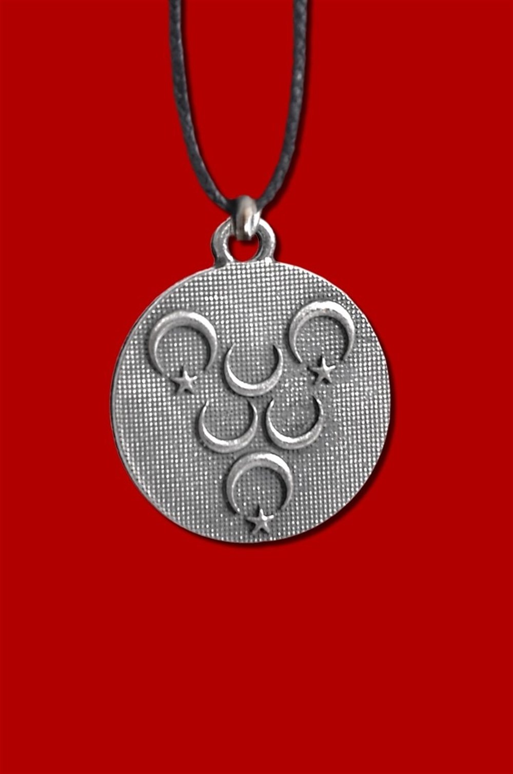 Ayyıldız Üç Hilal Bozkurt Kolye