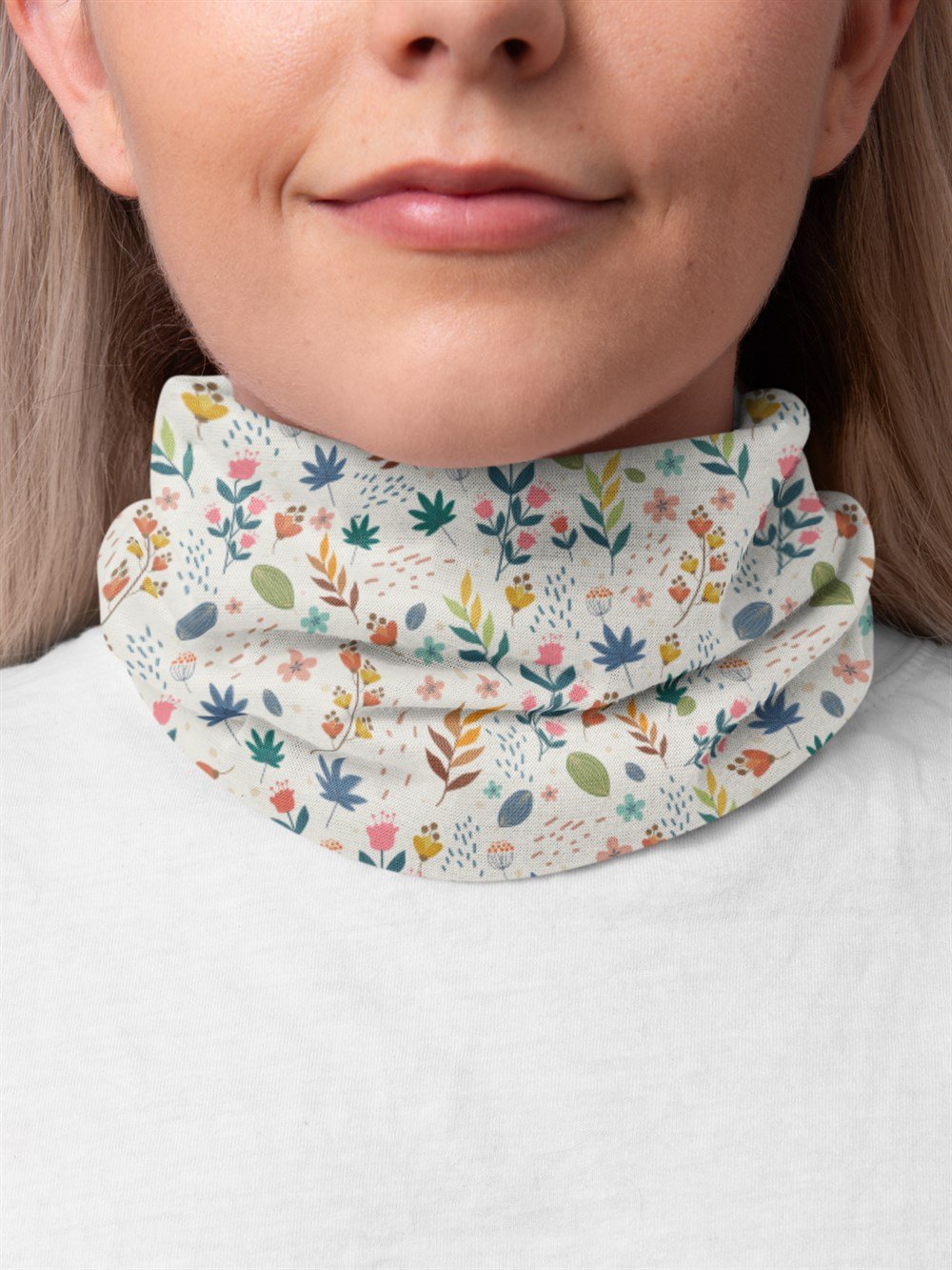 Bahar Kadın Bandana Saç Bandı Toka Boyunluk