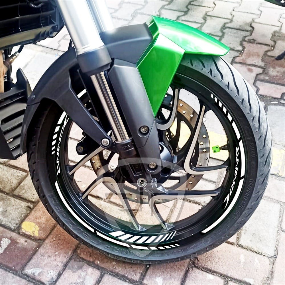 Bajaj Dominar Beyaz Jant Şeridi