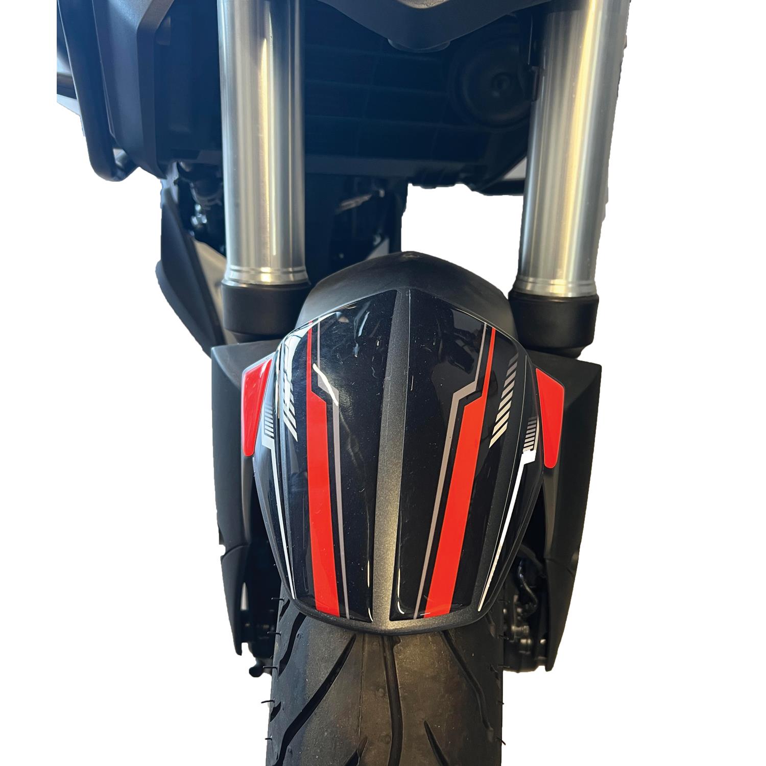 Bajaj Dominar D250 - 400 Çamurluk Sticker 6 Parça Set Siyah Kırmızı Redlinegrafik 
