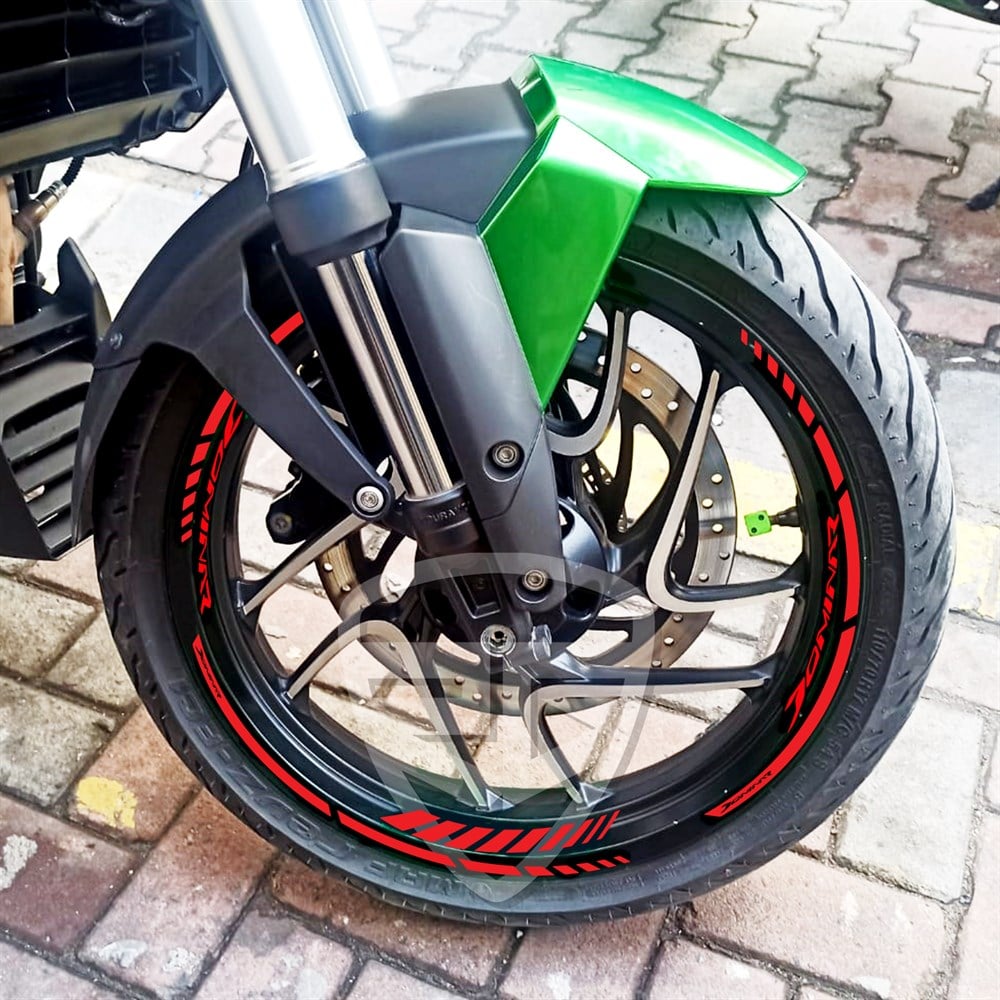 Bajaj Dominar Kırmızı Jant Şeridi