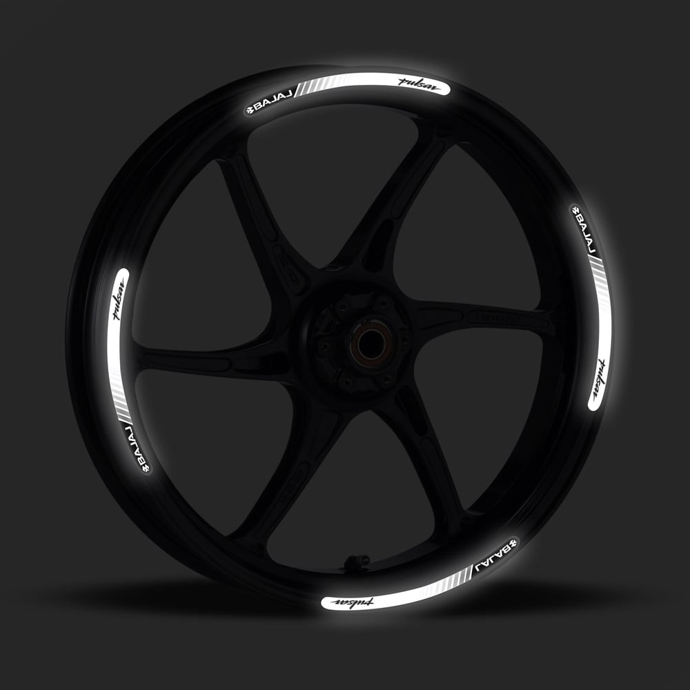 Bajaj Pulsar 3D Reflektif Yansıtma Özellikli Damla Jant Şeridi 