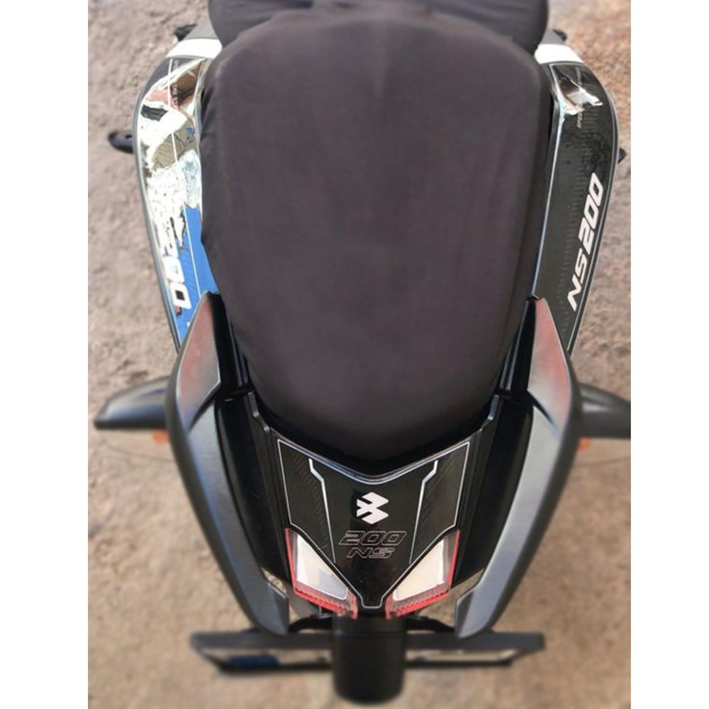 Bajaj Pulsar NS 200 Arka-Yan Kuyruk Pad Set Dark Carbon Serisi Siyah-Karbon