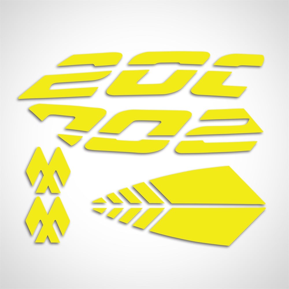 BAJAJ PULSAR NS 200 DEPO ETİKETLERİ FLORASAN SARISI