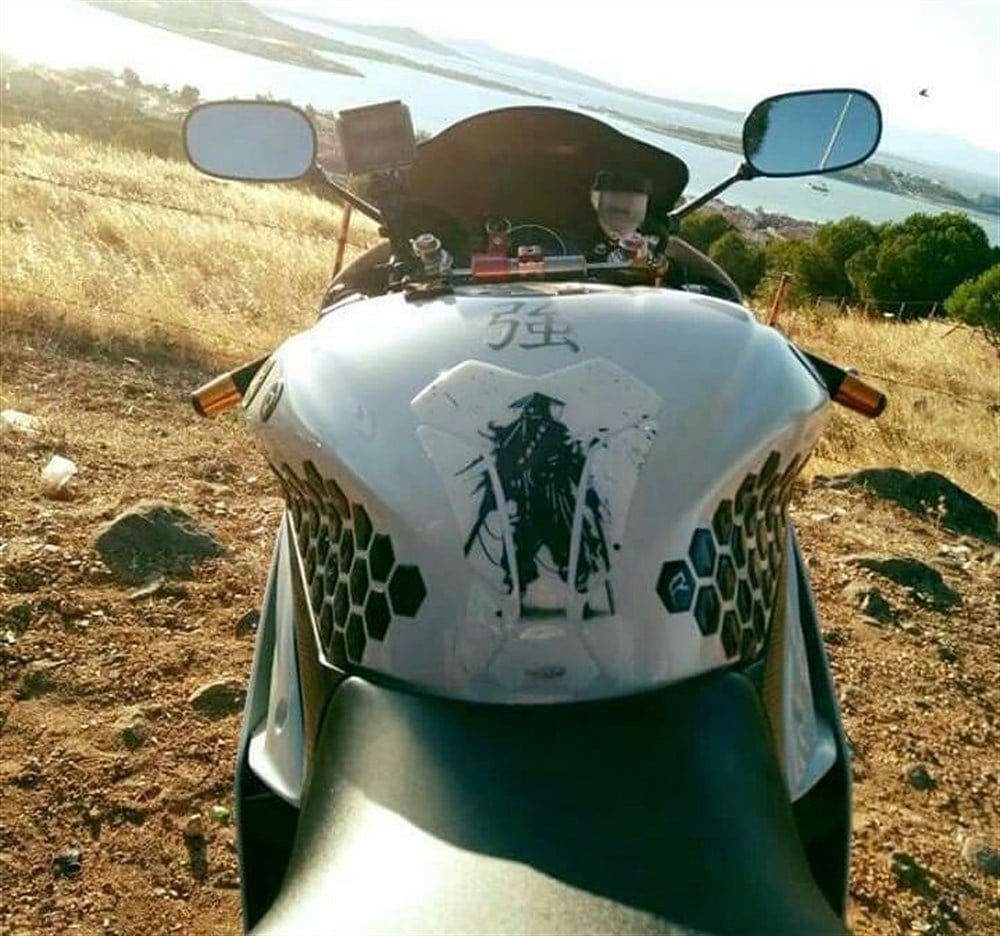 Bal Peteği Sticker 50 Parça Siyah