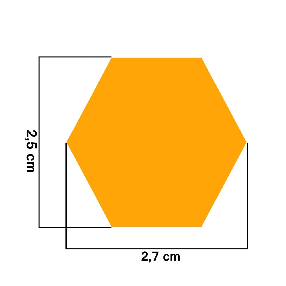 Bal Peteği Sticker 50 Parça Siyah