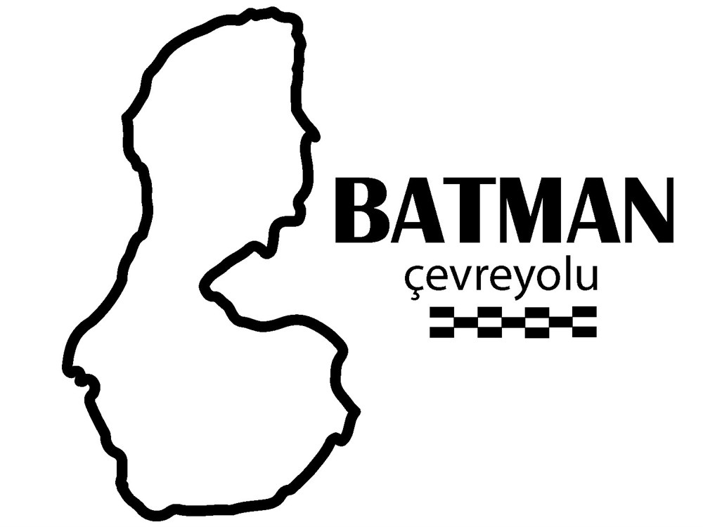 Batman Çevreyolu Sticker - Ücretsiz Kargo 