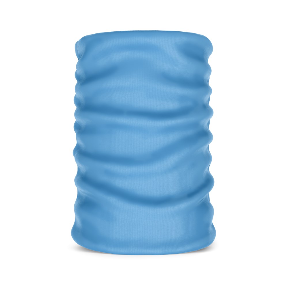 Bebe Mavisi Düz Renk Kadın Bandana Saç Bandı Toka Boyunluk