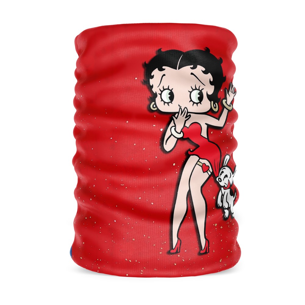 Betty Boop Kadın Bandana Saç Bandı Toka Boyunluk
