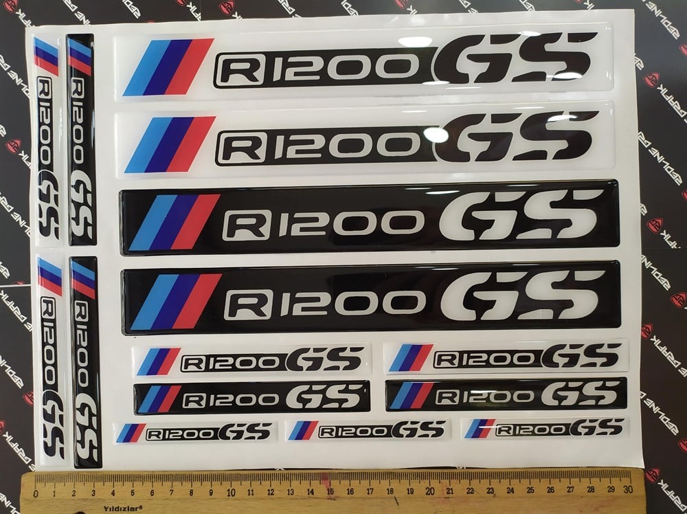 Bmw R1200 GS Special 3D Sticker Set