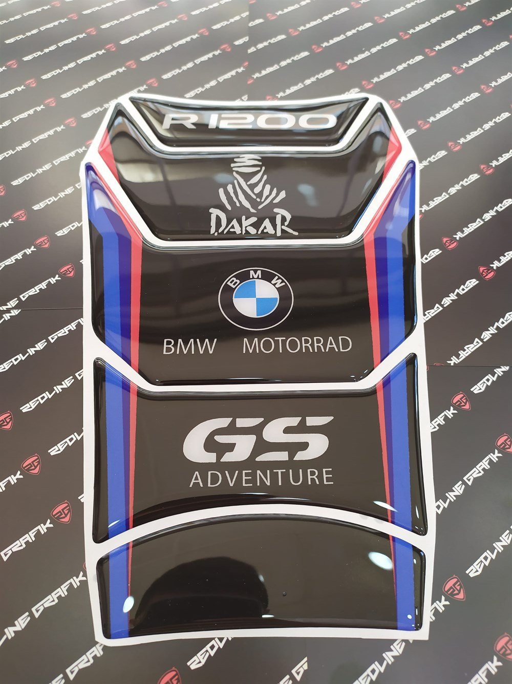 Bmw R1200 GS Special Dakar Tank Pad Siyah