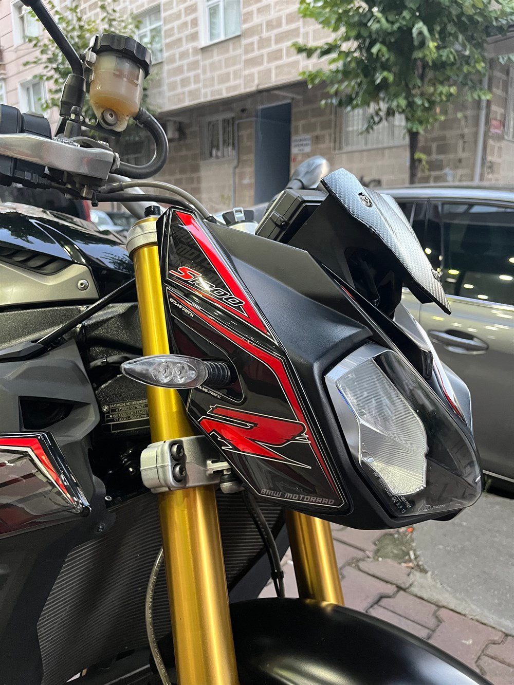 BMW S1000R Kafa Grenaj Sticker Pad