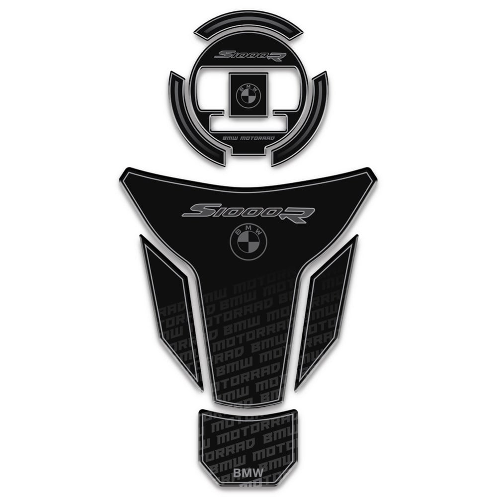 BMW S1000R Tank Pad Depo Kapak Pad Set Black Edition
